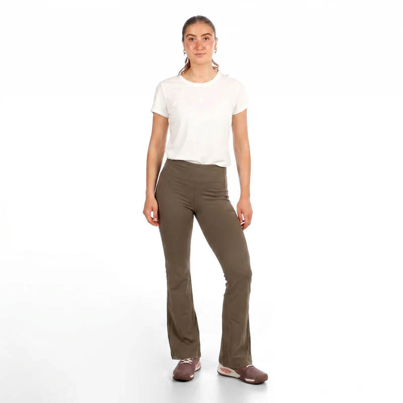 Tonal Core Flare Trainingshose Damen - grau, braun