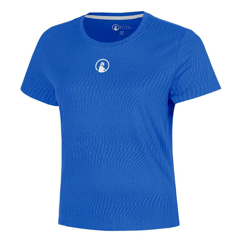 Spin T-Shirt Damen - blau, weiß