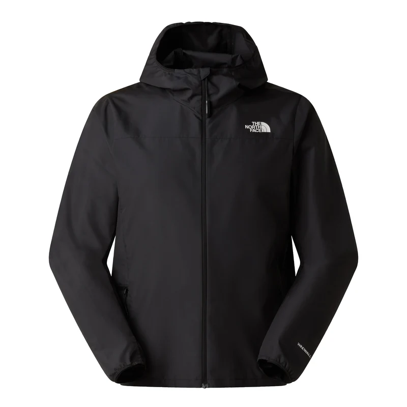 Fontanales Wind Laufjacke Herren - schwarz