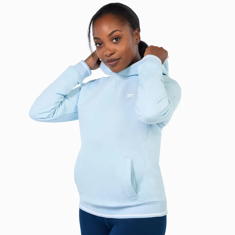 Team Terry Hoody Unisex - hellblau