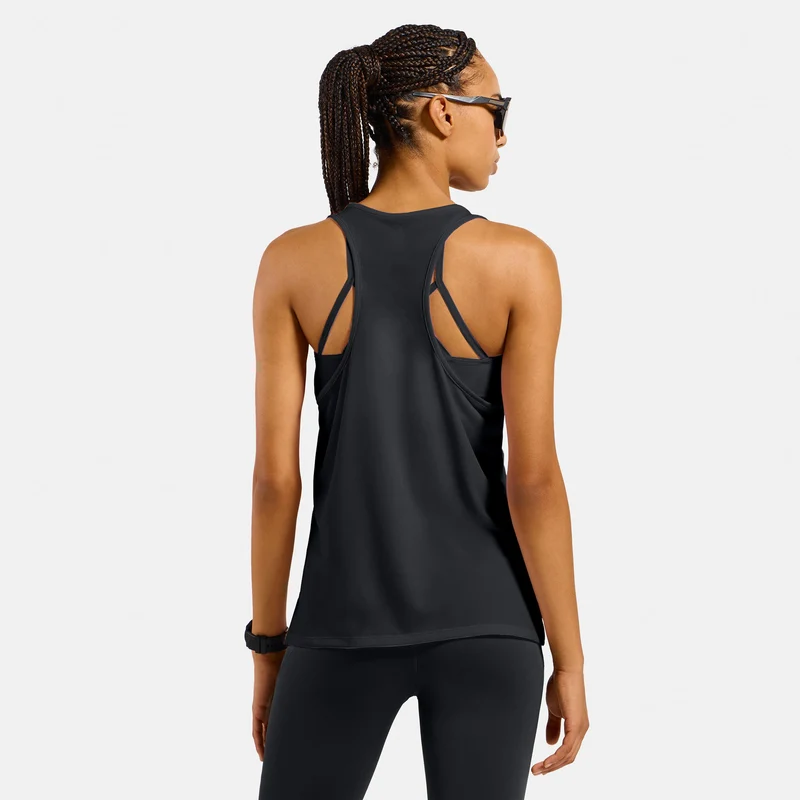 Essential Laufshirt Damen-schwarz