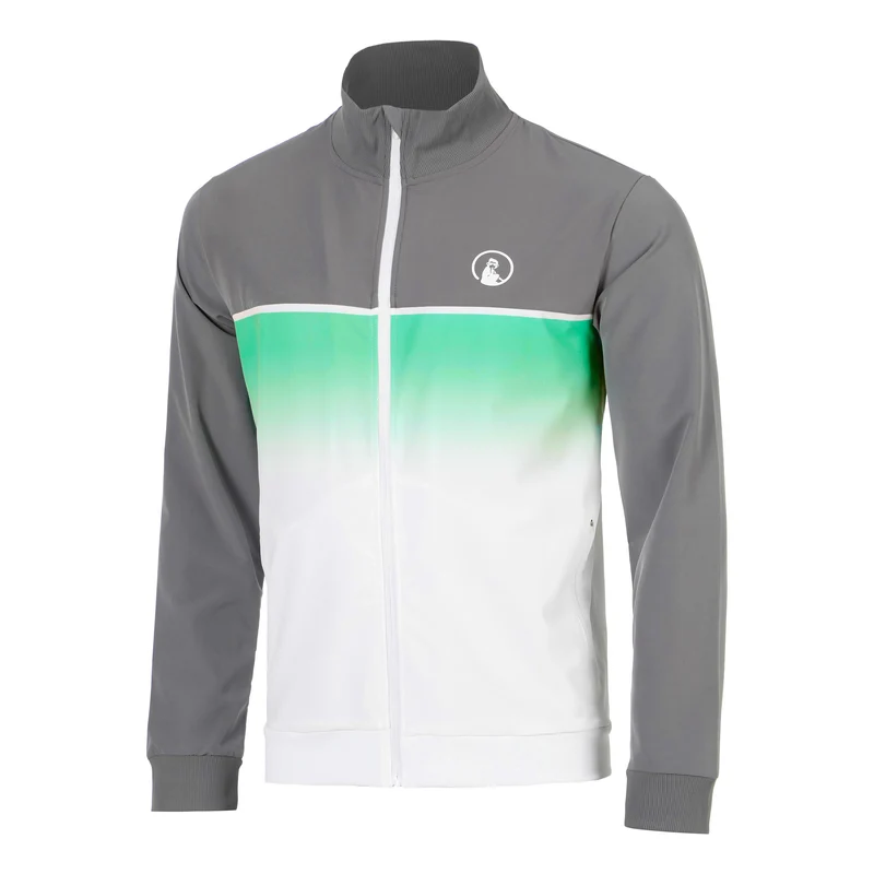 Faded Trainingsjacke Herren - grau, grün