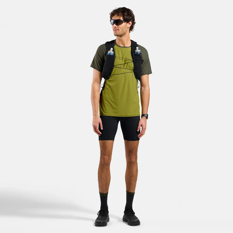 X-Alp Trail Laufshirt Herren-grün, dunkelgrün