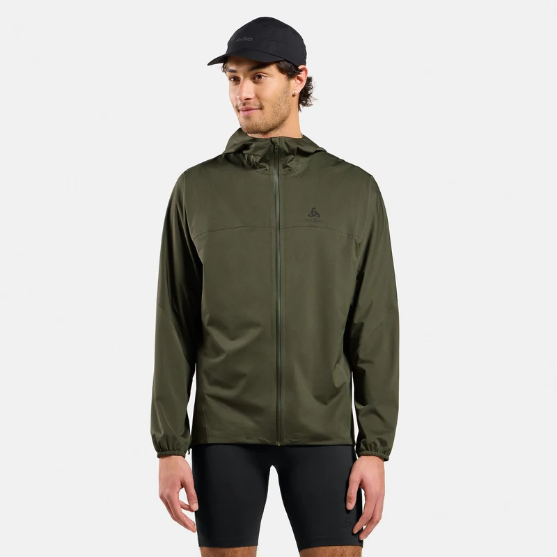X-Alp Waterproof Laufjacke Herren - dunkelgrün