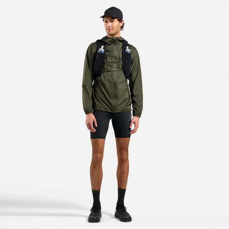 X-Alp Waterproof Laufjacke Herren - dunkelgrün
