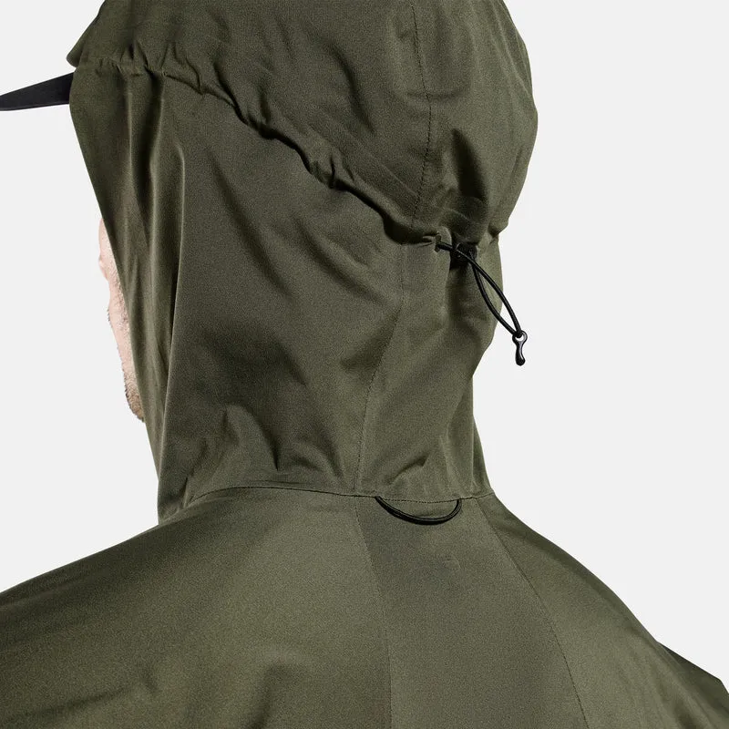 X-Alp Waterproof Laufjacke Herren - dunkelgrün