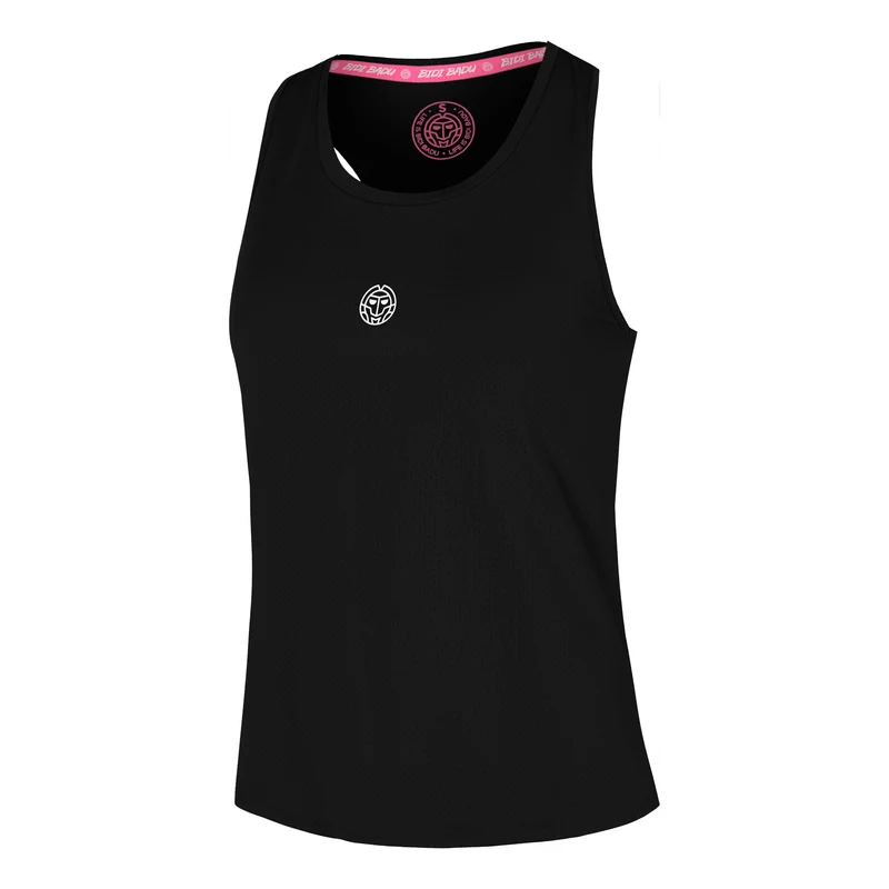 Crew Racerback Tank-Top Damen - schwarz