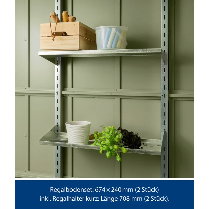 Set Regalböden-Silber