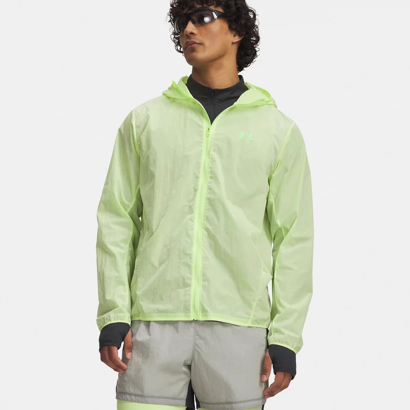 Explor Trail Run WindShell Laufjacke Herren-hellgrün, neongrün