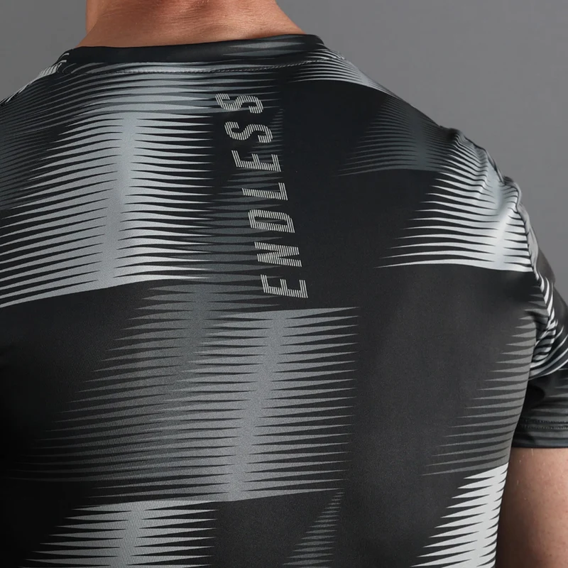 Ace Vector T-Shirt Herren-dunkelgrau, hellgrau
