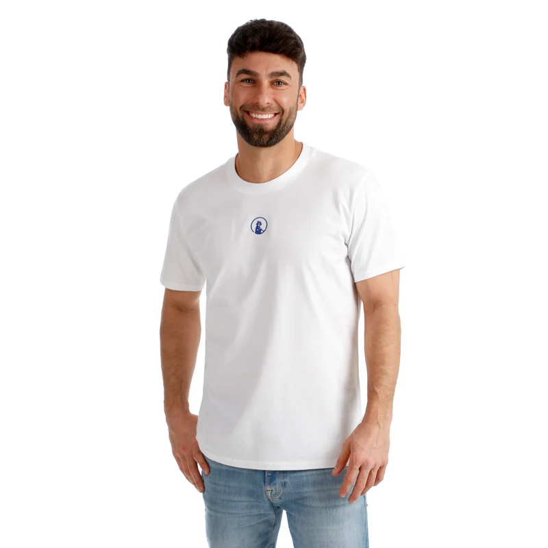 Crush T-Line T-Shirt Herren-weiß, blau