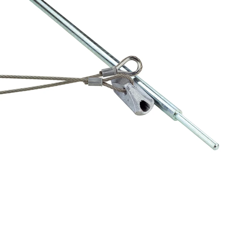 Drahtseil-Erdanker Mit Hilfseisen-Silber
