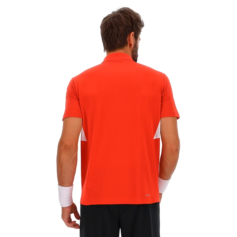 Squadra IV Polo Herren - rot, weiß