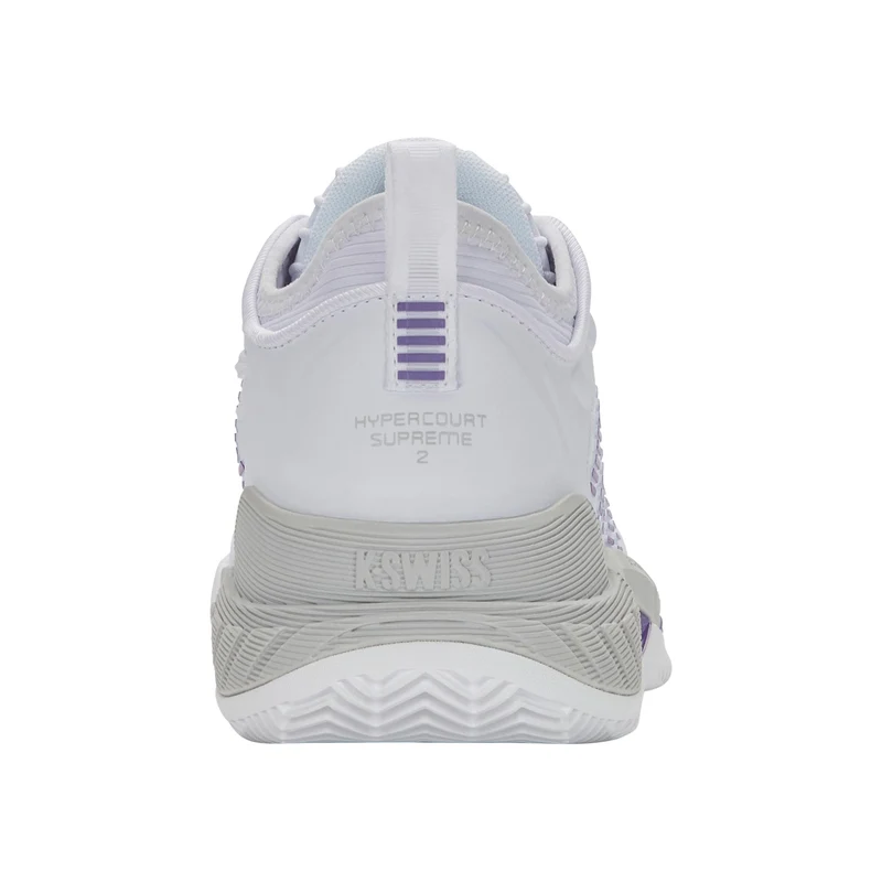 Hypercourt Supreme 2 Sandplatzschuh Damen - weiß, lavendel