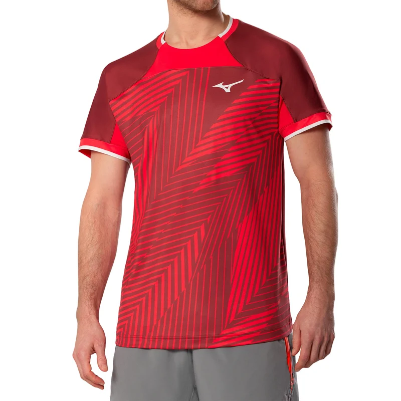 T-Shirt Herren-dunkelrot, rot