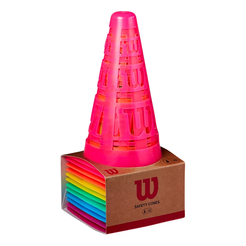 Safe Cones Markierungskegel 12er Pack-Mehrfarbig