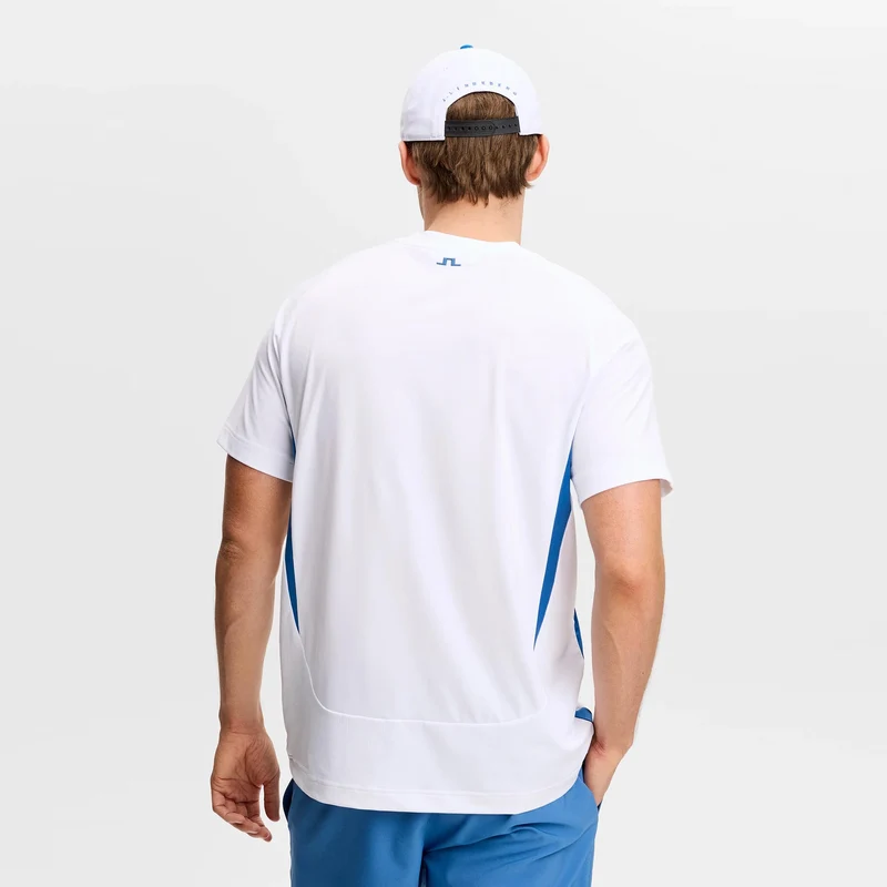 Court T-Shirt Herren-weiß