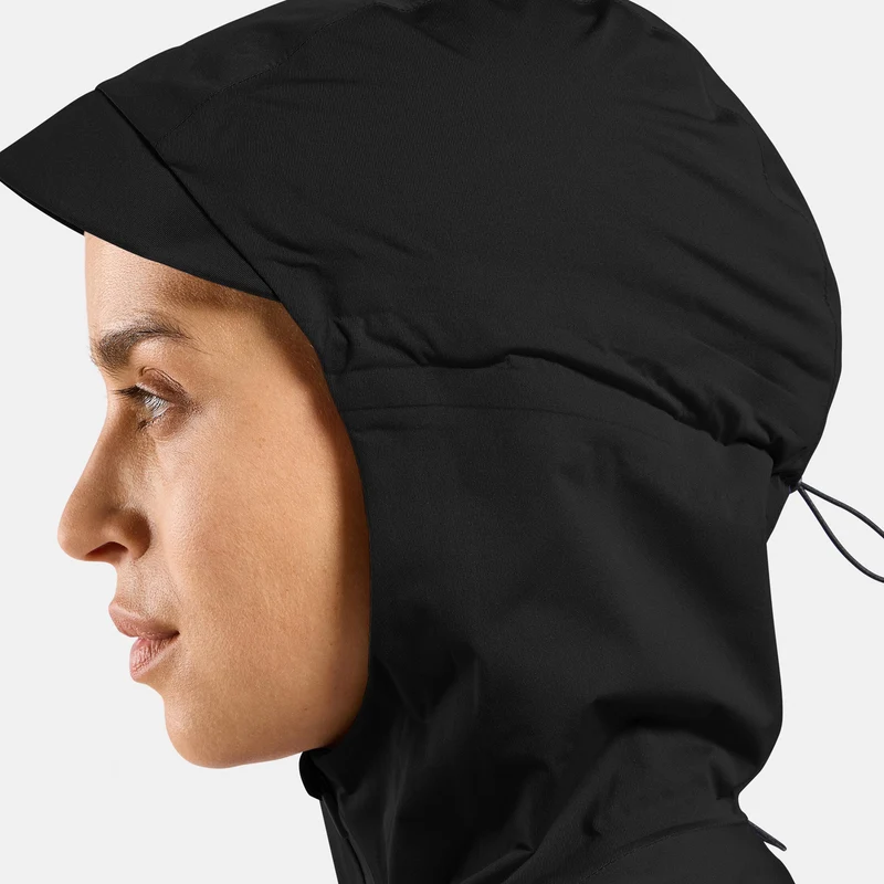 X-Alp Waterproof Laufjacke Damen - schwarz