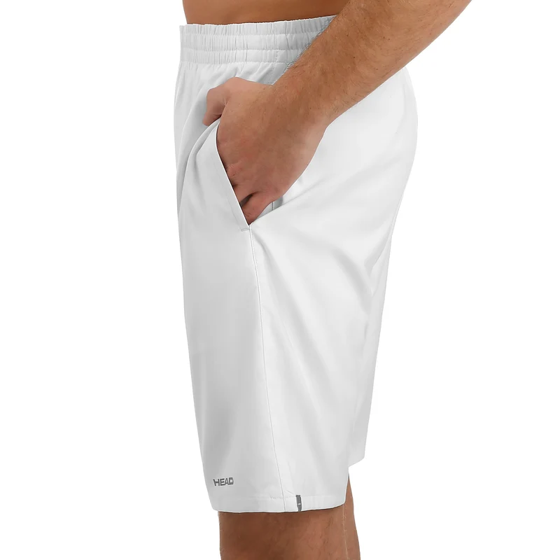 Club 9in Shorts Herren-Weiß,Silber