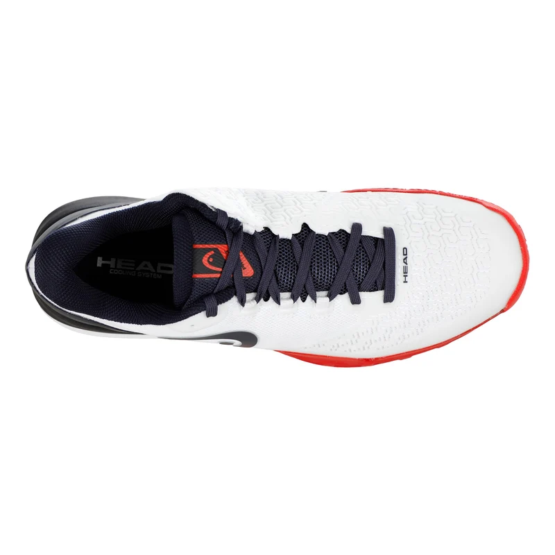 Revolt Pro 5.0 Sandplatzschuh Herren-weiß, dunkelblau