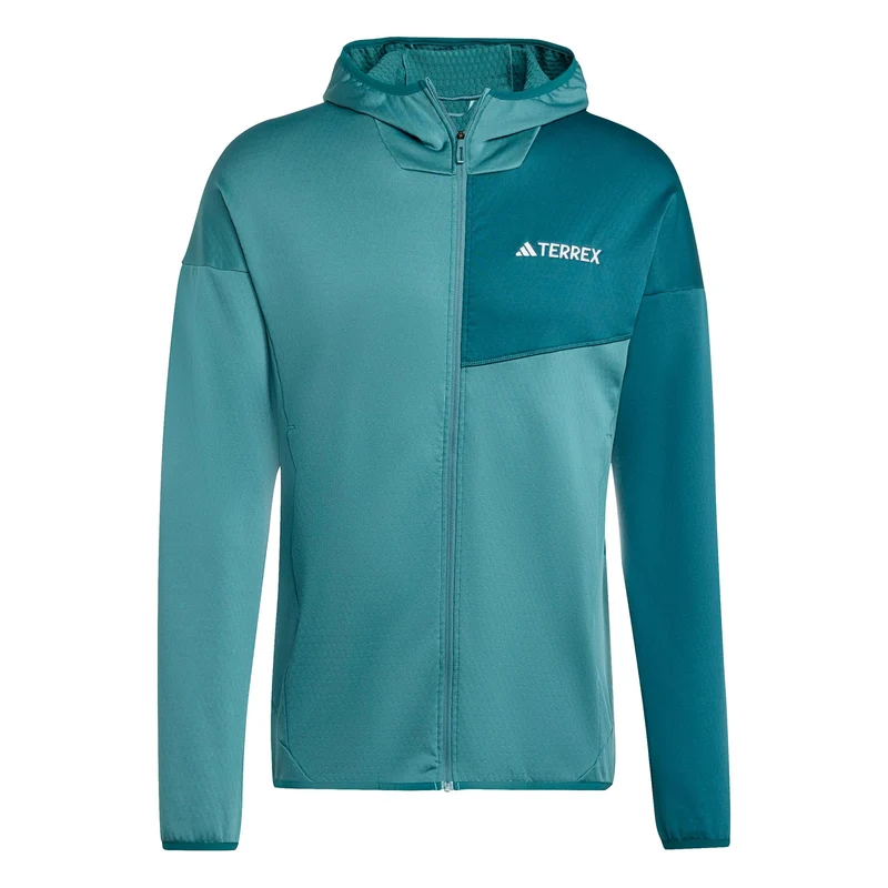 Terrex XPR Light Fleece Laufjacke Herren - türkis, grün