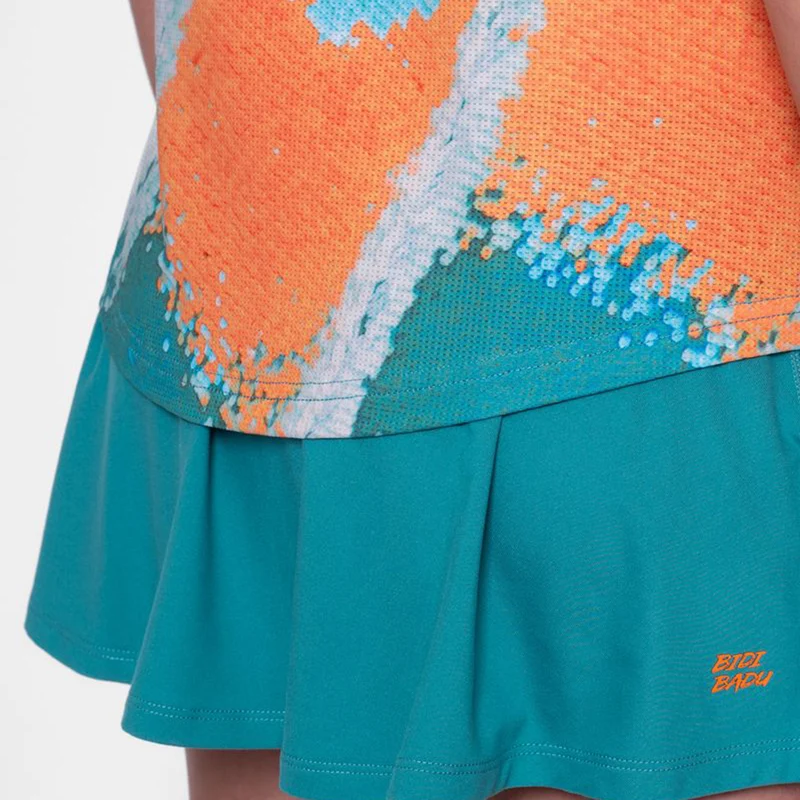 Melbourne 2025 T-Shirt Damen-Petrol,Orange