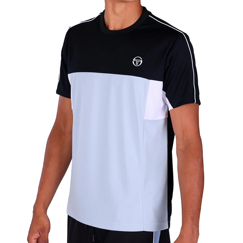 Caspio PL T-Shirt Herren - schwarz, hellblau