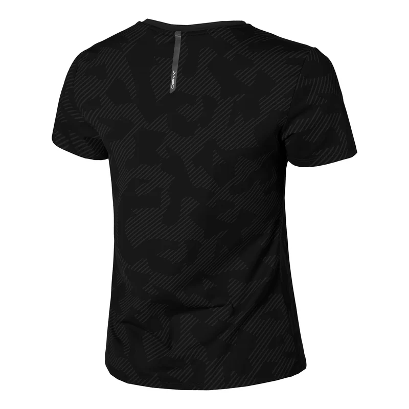 Feel the Vybe AOP Laufshirt Damen-schwarz