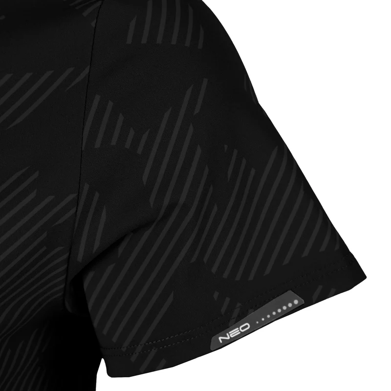 Feel the Vybe AOP Laufshirt Damen-schwarz