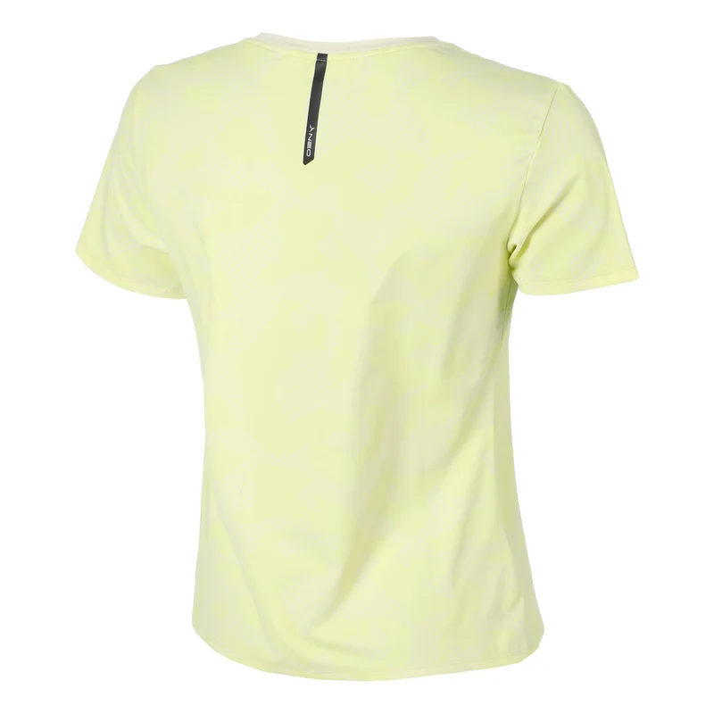 Feel the Vybe AOP Laufshirt Damen-limette