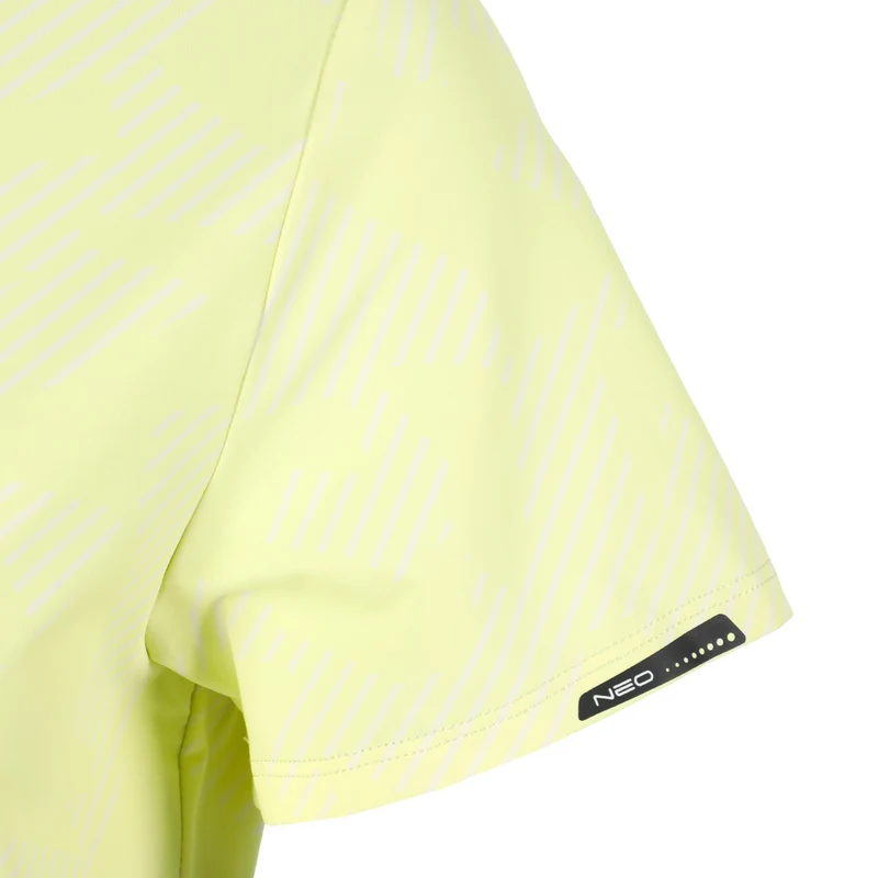 Feel the Vybe AOP Laufshirt Damen-limette