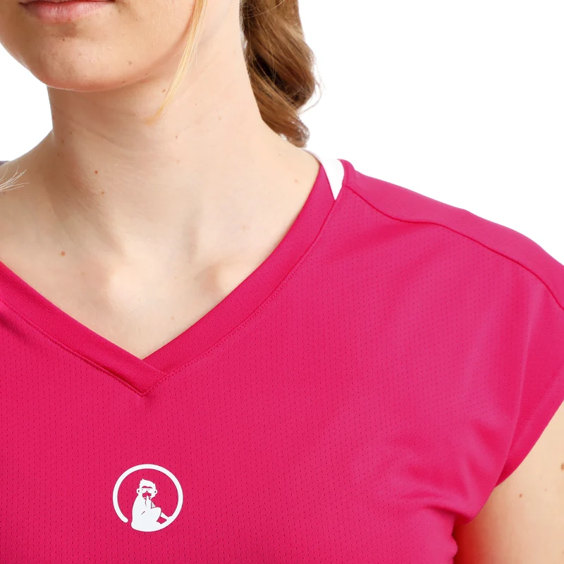 Create Volley T-Shirt Damen-Pink,Weiß