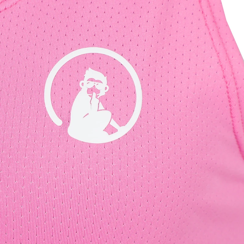 Serve & Volley 2.0 Tank-Top Mädchen - pink, weiß