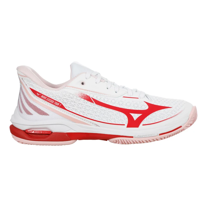 Wave Exceed Tour 7 Sandplatzschuh Damen - weiß, rot