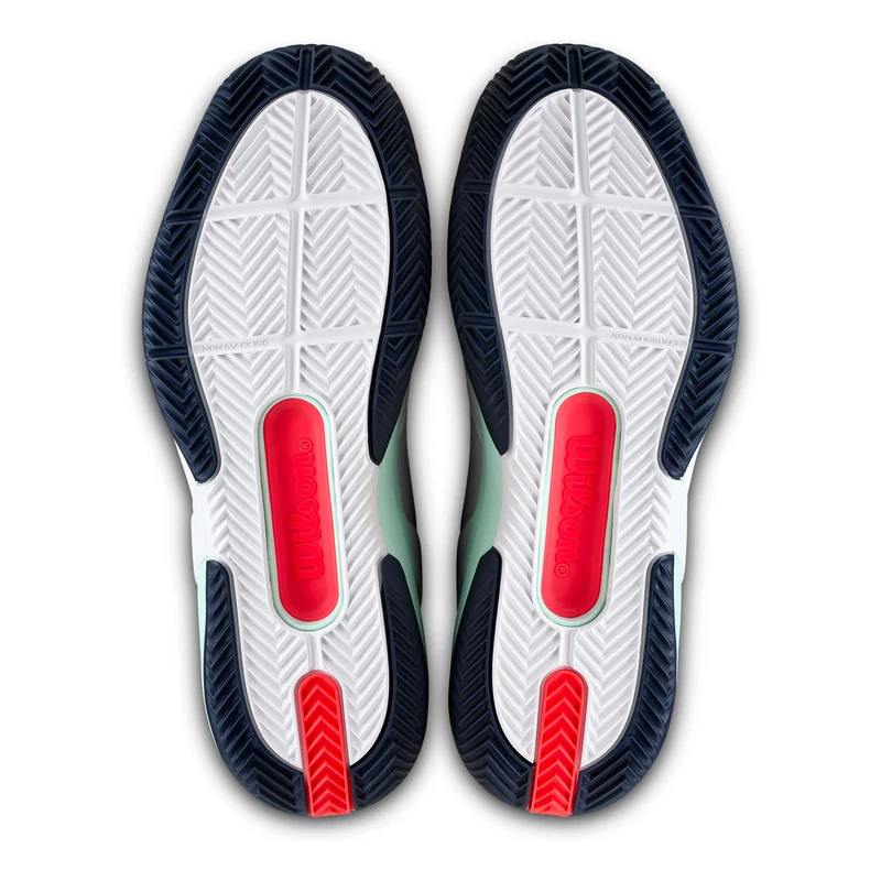 Rush Pro 5 Sandplatzschuh Herren-weiß, türkis