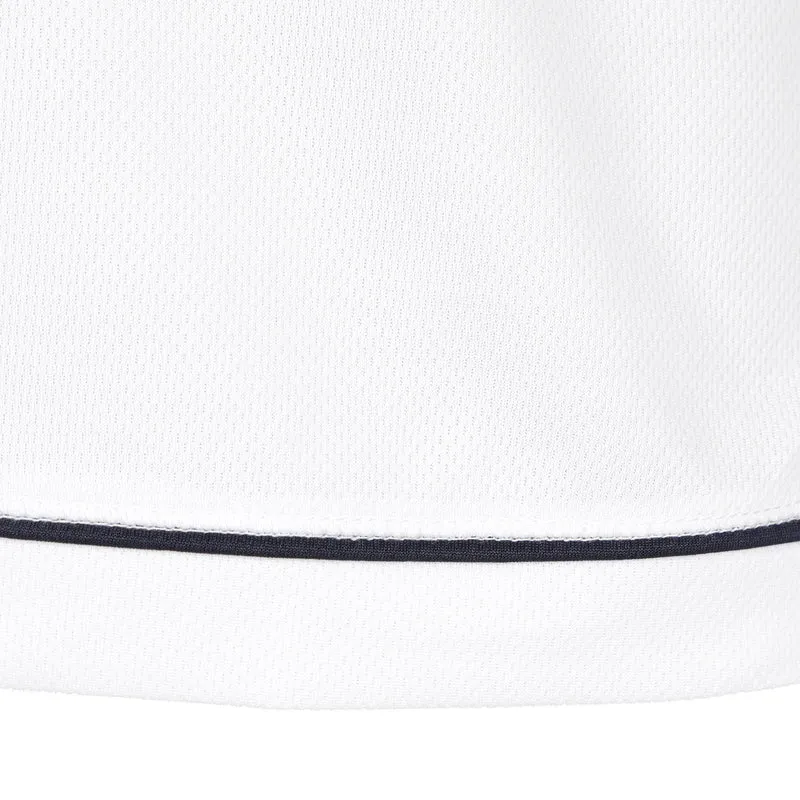 Elias T-Shirt Herren-Weiß,Dunkelblau