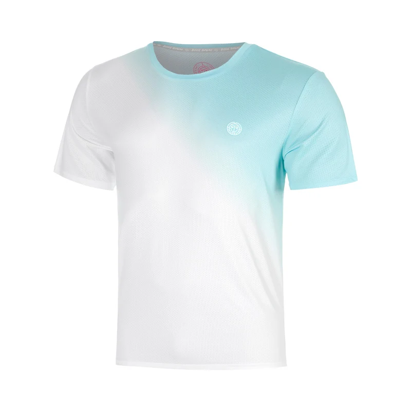 Crew Fade T-Shirt Jungen-türkis, weiß