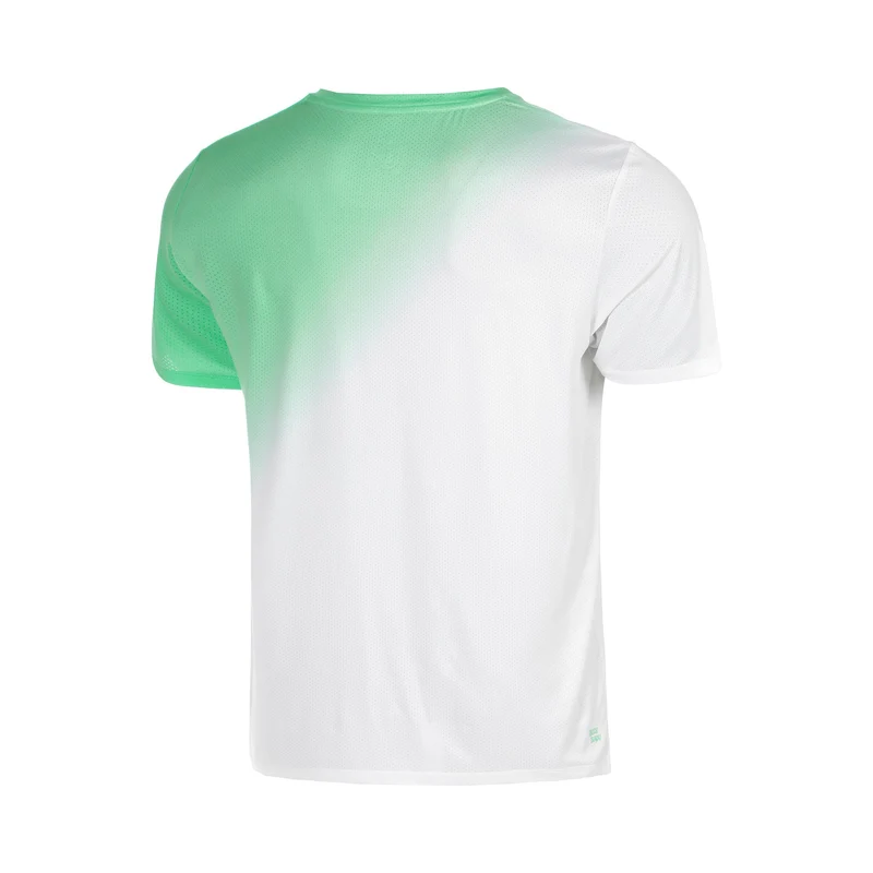 Crew Fade T-Shirt Jungen-grün, weiß