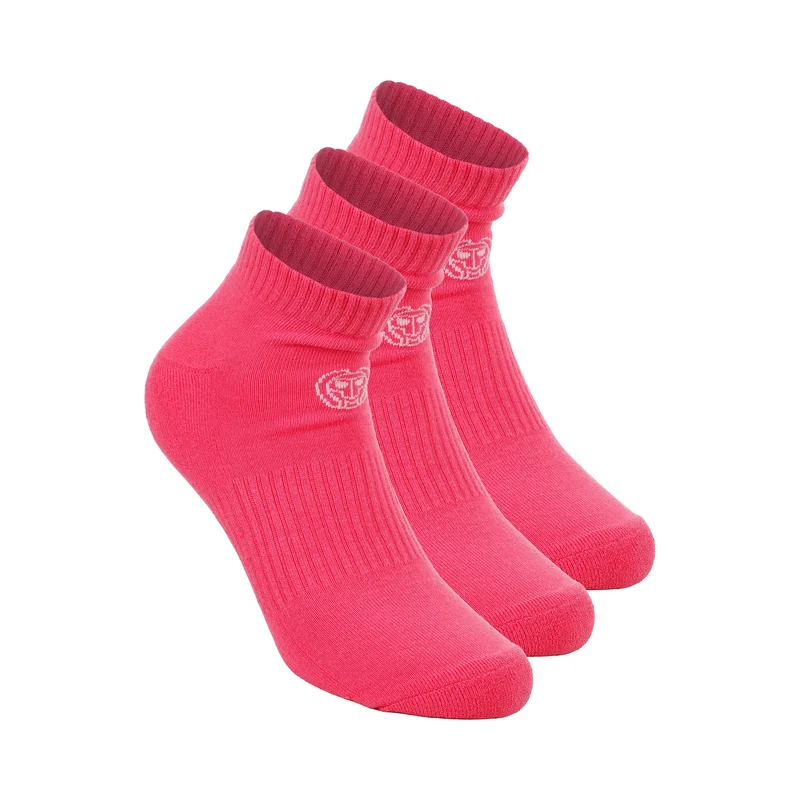 Crew Performance Tennis Socks 3 Pack -pink