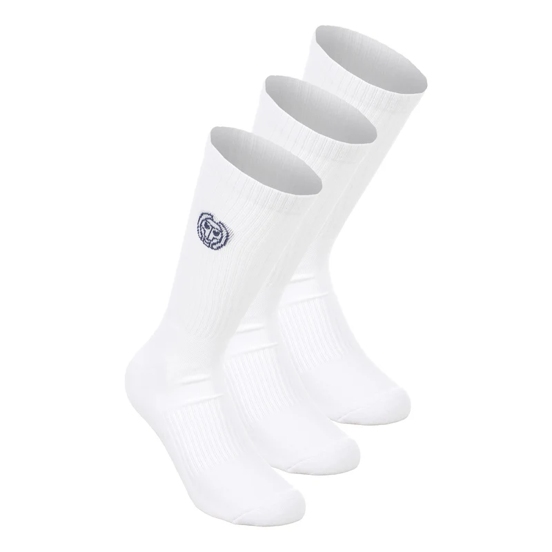 Crew Performance Tennis Socks 3 Pack -white