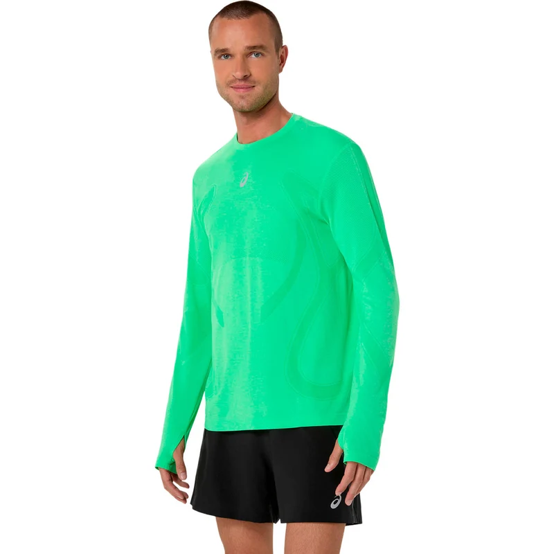 Road Seamless Laufshirt Herren - grün, grün