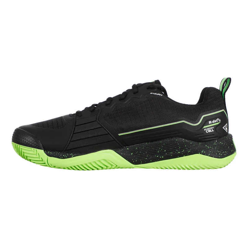 Rush Pro 4.5 Sandplatzschuh Herren-Schwarz,Hellgrün