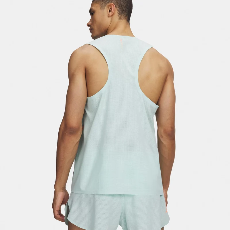Velociti Elite Singlet Laufshirt Herren-mint, koralle