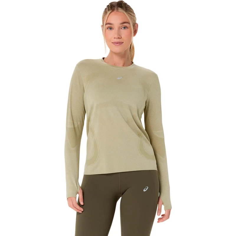 Road Seamless Laufshirt Damen - beige, beige