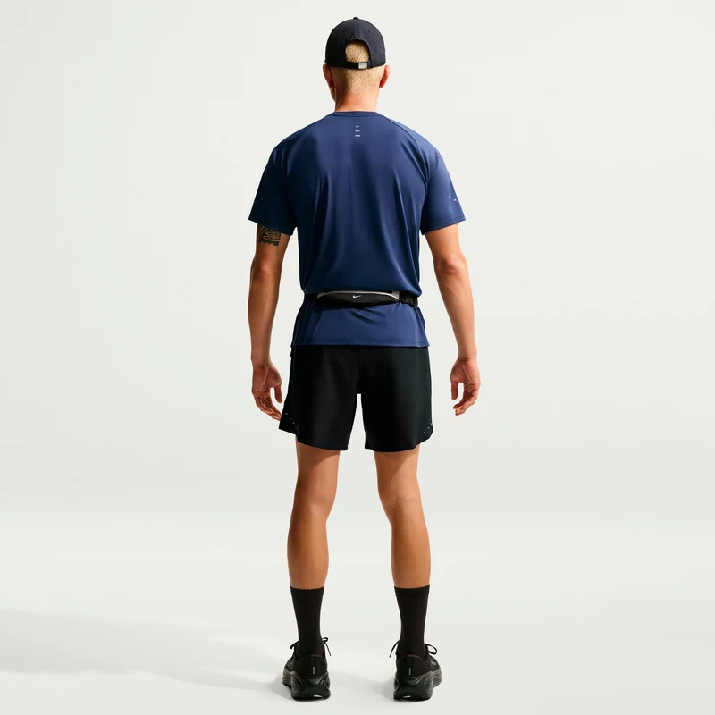 Stride 7in Laufshorts Herren - schwarz, silber