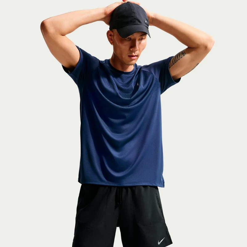 Stride 7in Laufshorts Herren - schwarz, silber