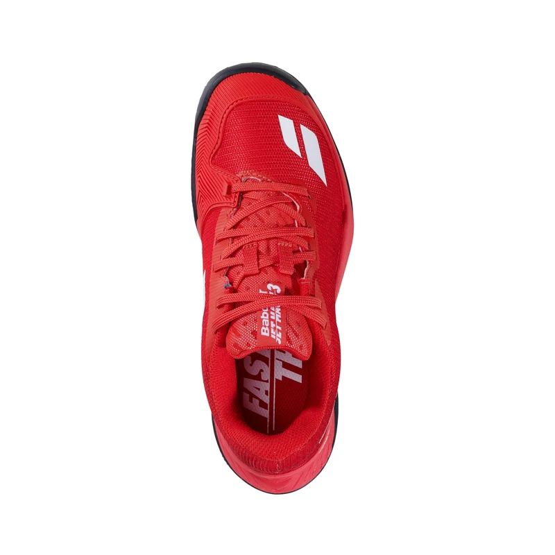 Jet Mach 3 Sandplatzschuh Kinder - rot, weiß