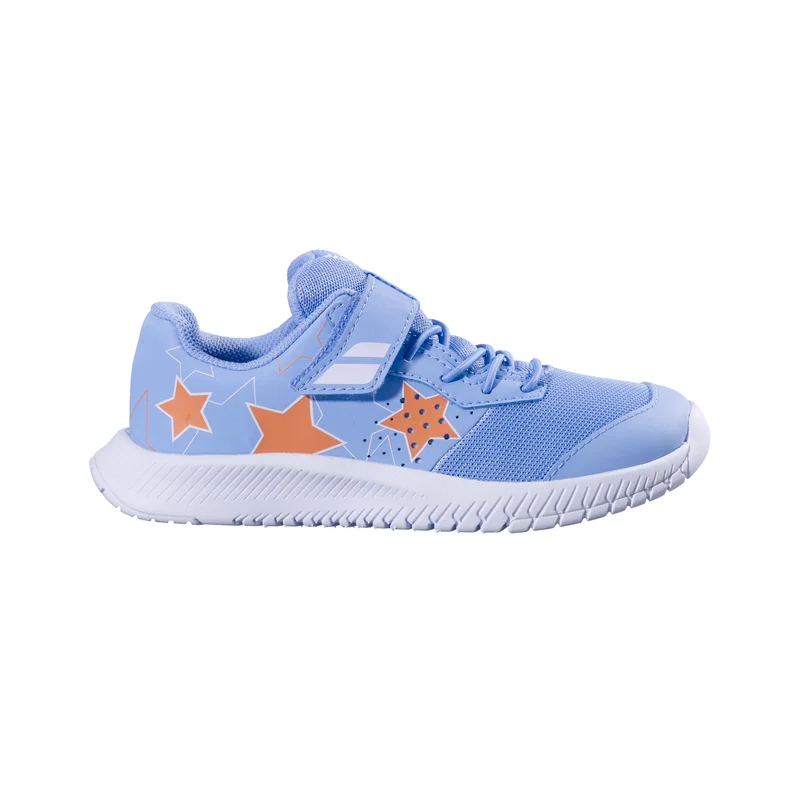 Pulsion Allcourtschuh Kinder - hellblau, weiß