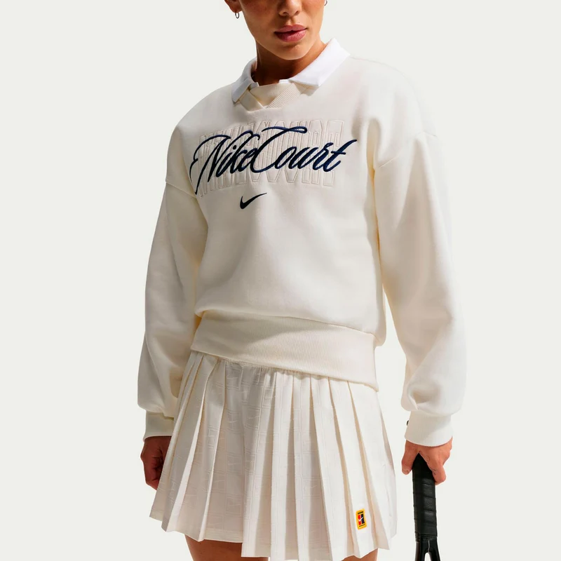 Court Dri-Fit High Rise Shorts Damen-creme