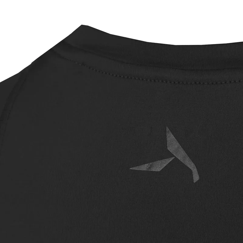 Feel the Vybe Laufshirt Damen-schwarz